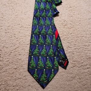Christmas silk tie